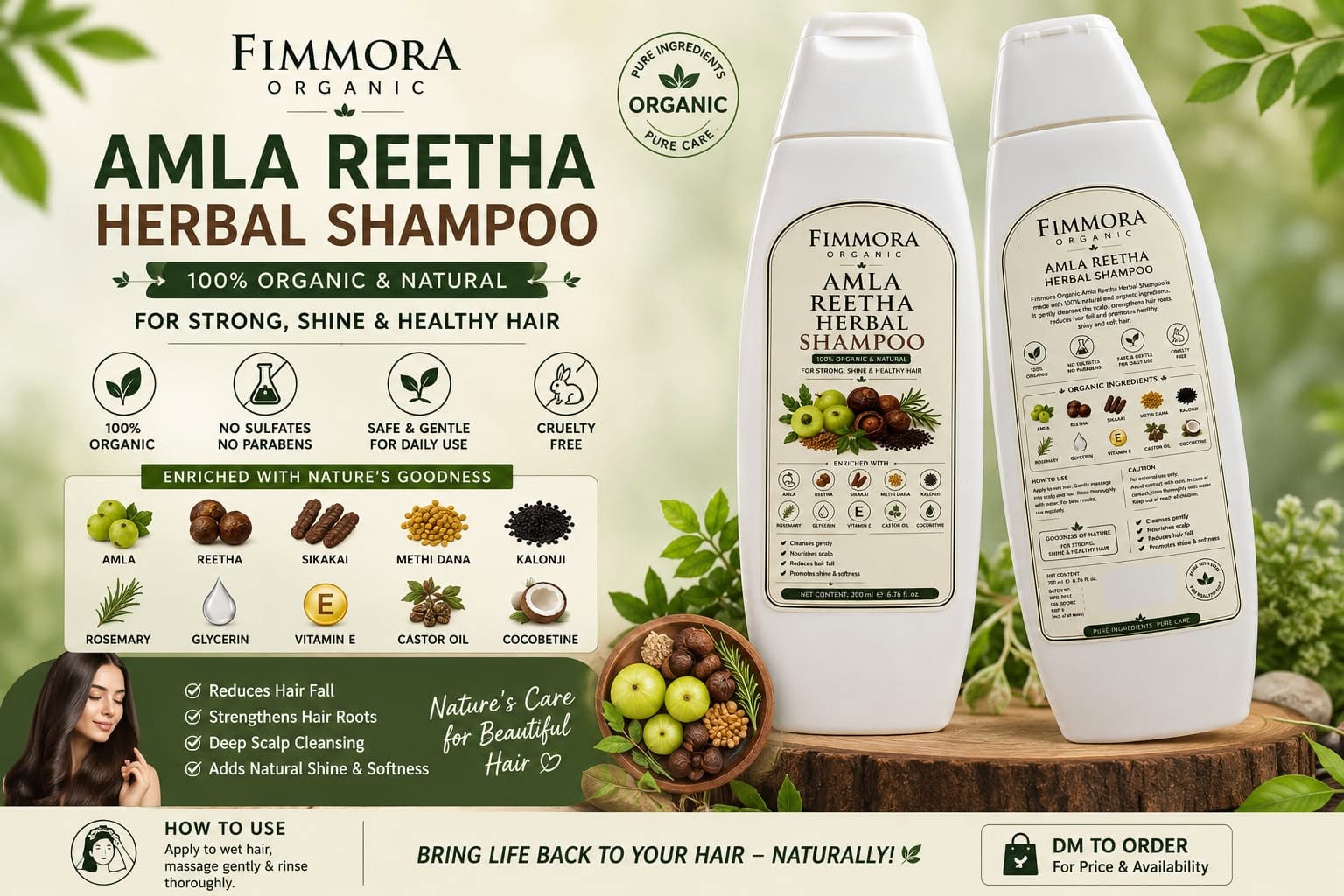 Amla Reetha Herbal Shampoo